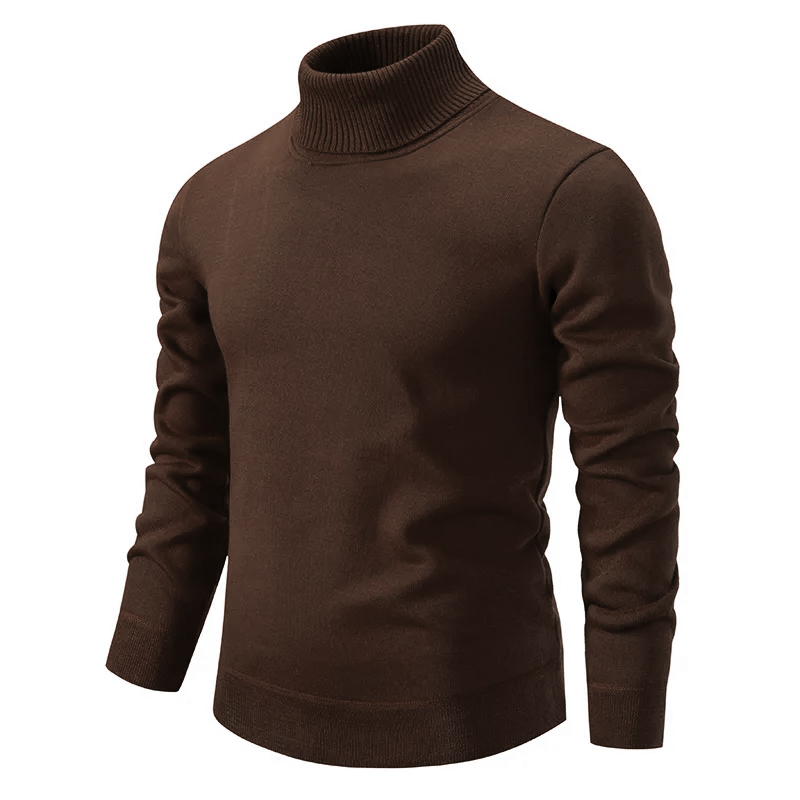 Men's Soft Wool Turtleneck Sweater