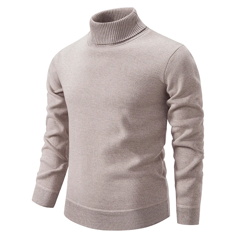 Men's Soft Wool Turtleneck Sweater
