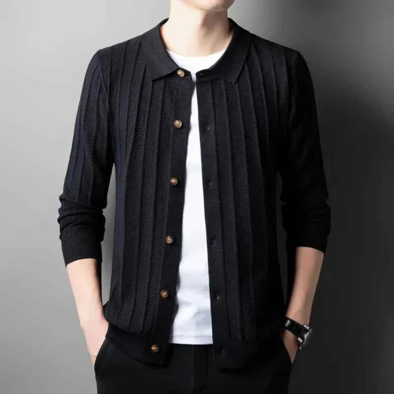 Men's Ribbed Cardigan