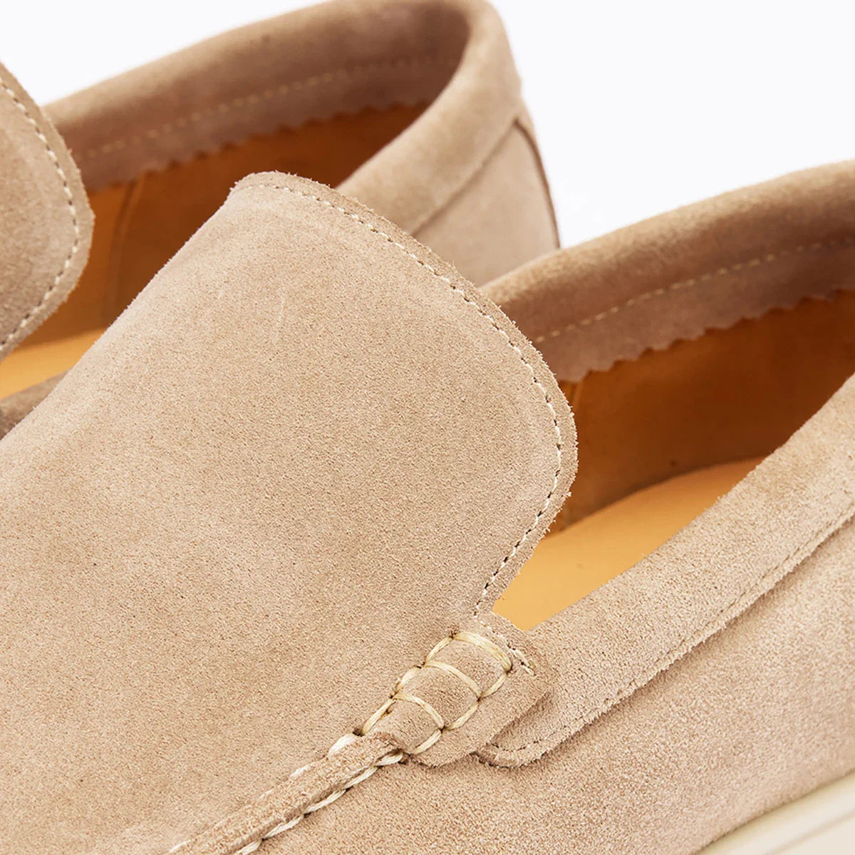 Classic suede penny old money loafers