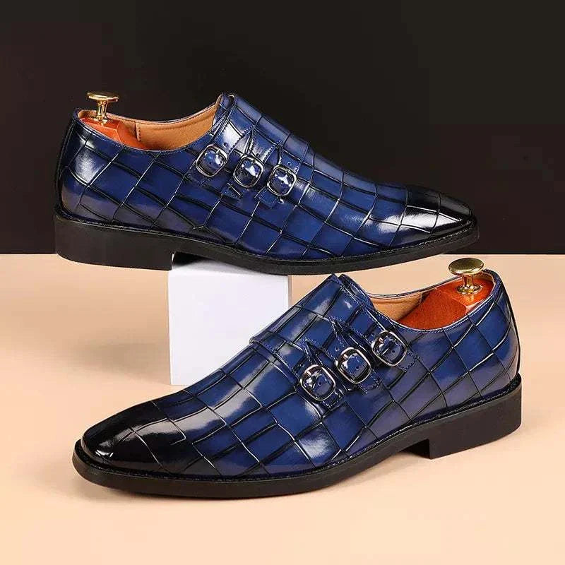 Oxford triple strip-on shoes