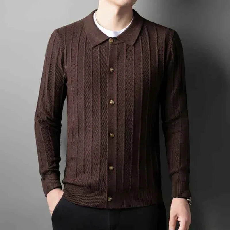 Men's Ribbed Cardigan