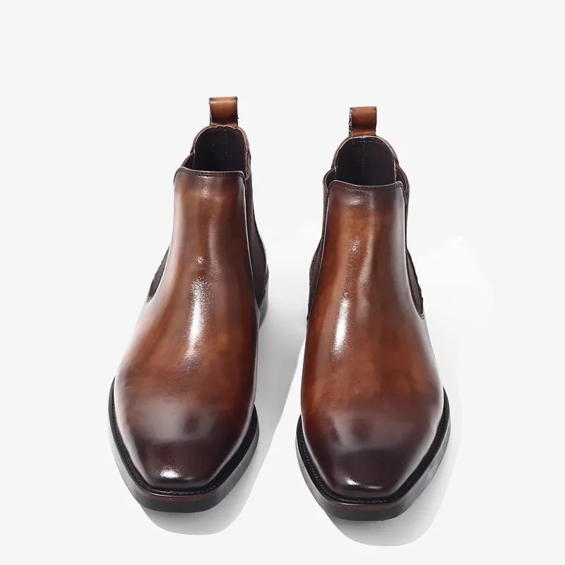 Heritage leather chelsea boot