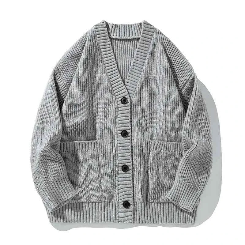 Men's Knit Cardigan - Stylish and Comfortable Layering Piece
