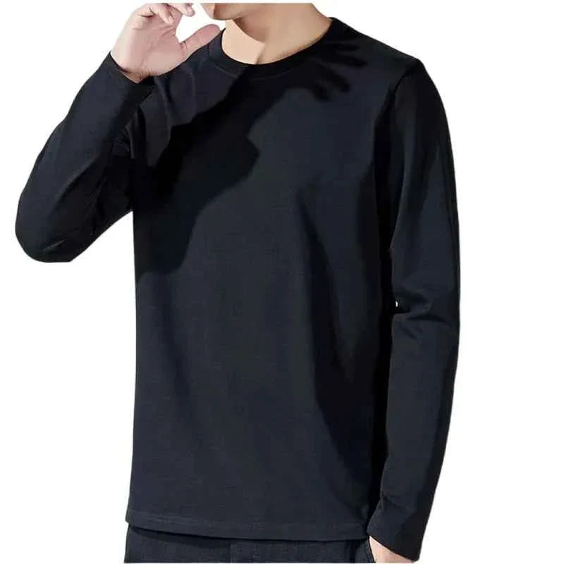 Men's Long Sleeve Cotton T-Shirts