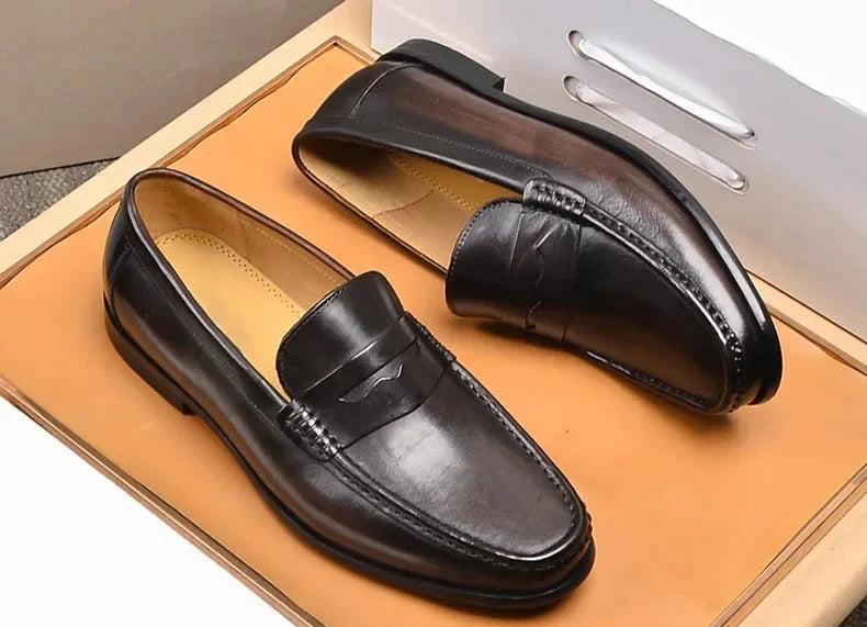 Penny luxury genuine leather loafers