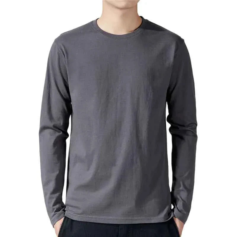 Men's Long Sleeve Cotton T-Shirts