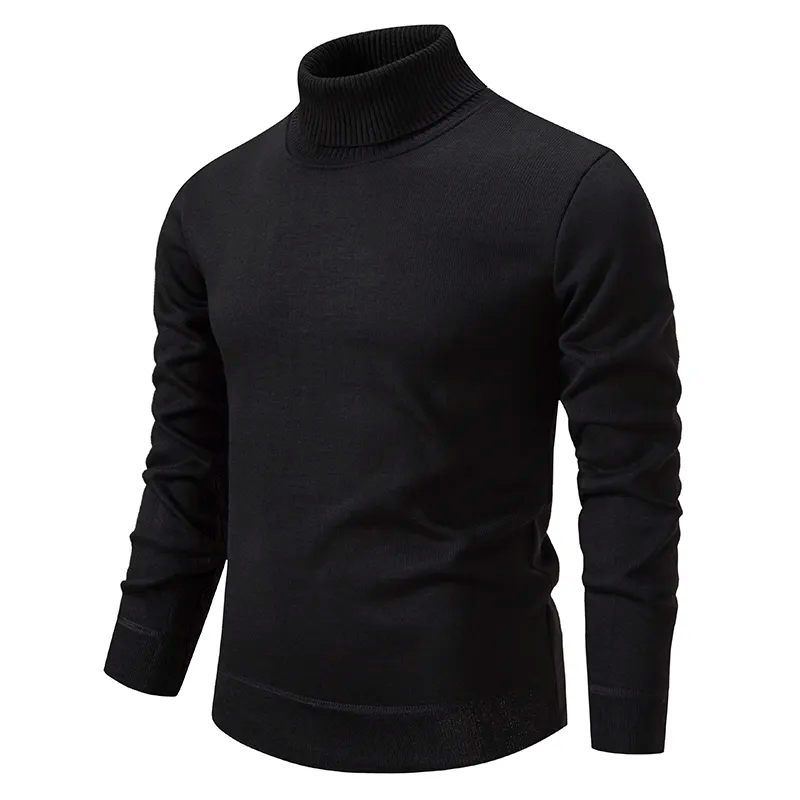 Men's Soft Wool Turtleneck Sweater