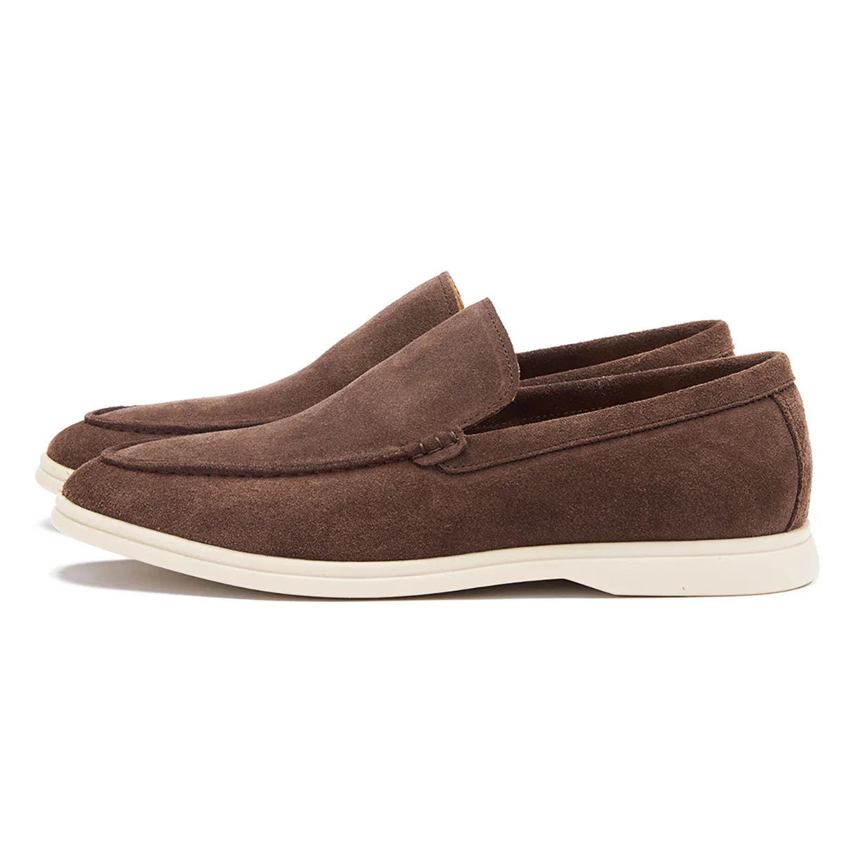Classic suede penny old money loafers