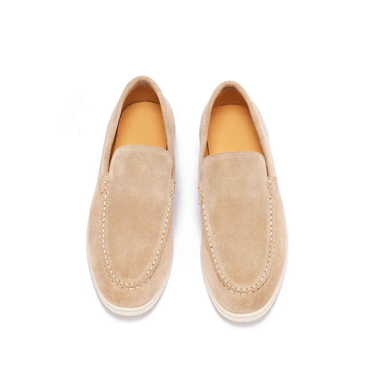 Classic suede penny old money loafers