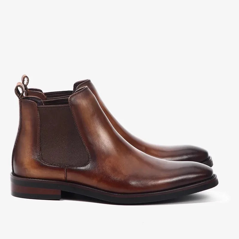 Heritage leather chelsea boot