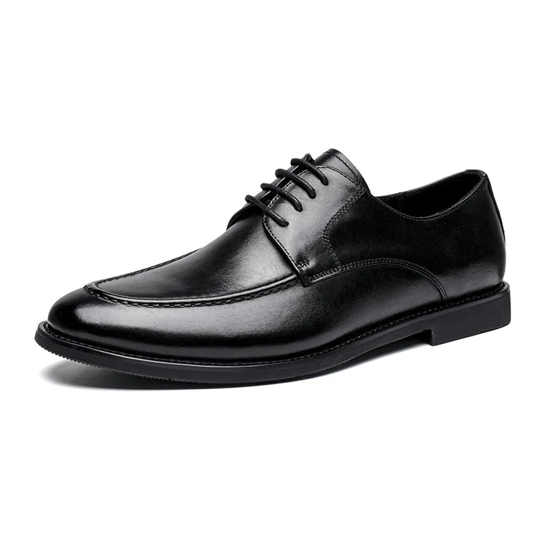 Genuine leather business dress loafer
