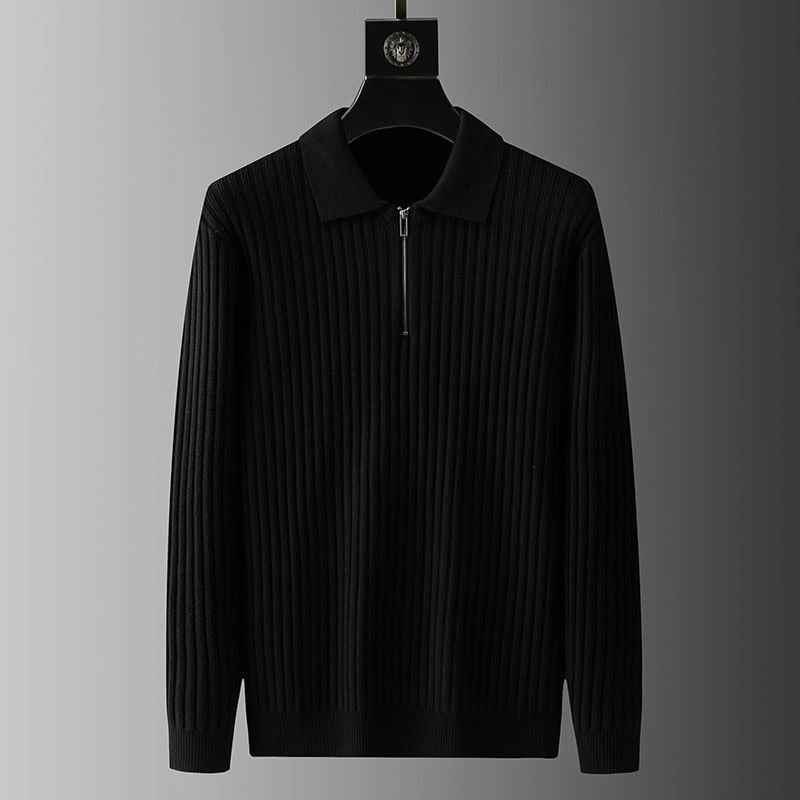 Men's Premium Polo Sweater - Remy Style