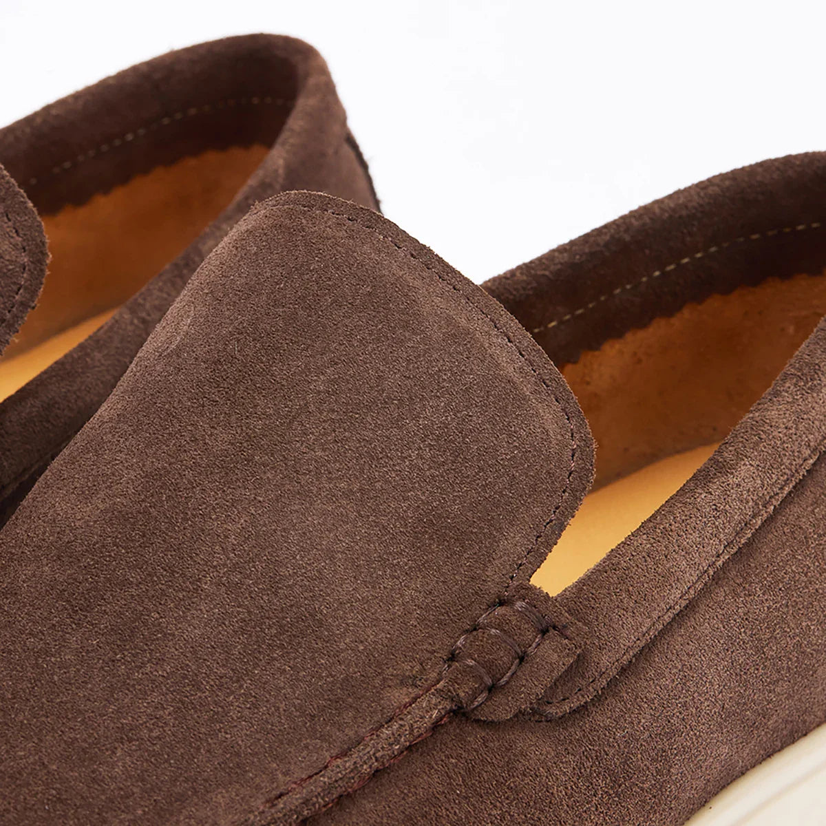 Classic suede penny old money loafers