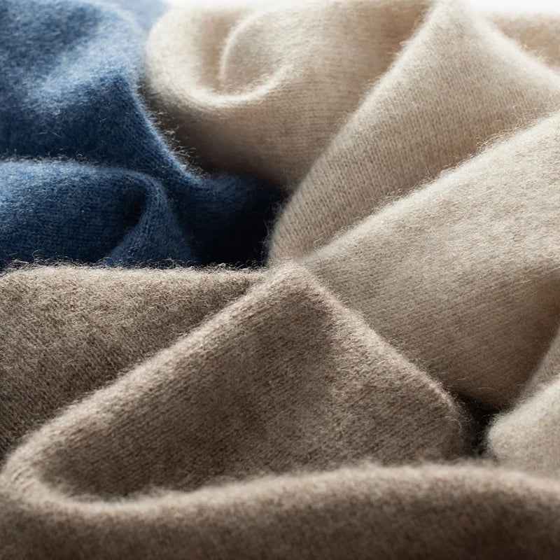 Merino Wool Crewneck Sweater for Men