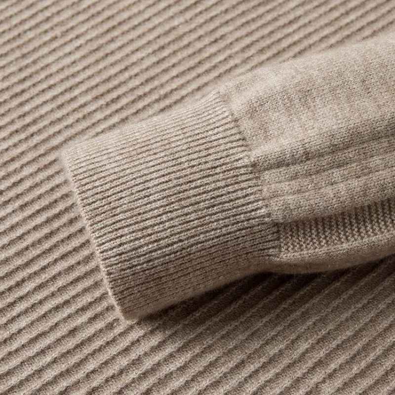 Men's Knitted Half-Zip Sweater