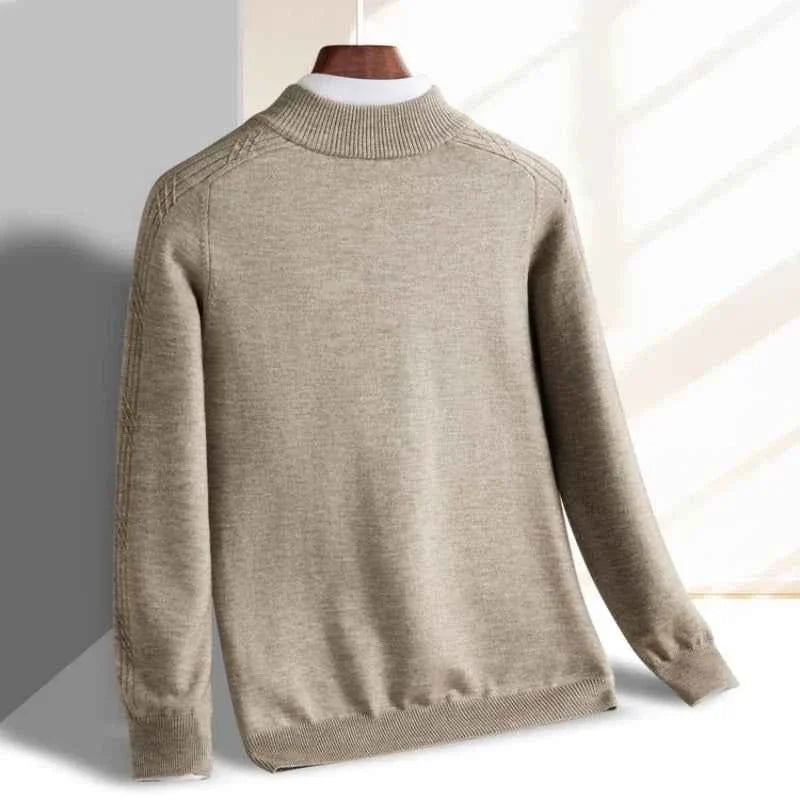Men's Knitted Half-Zip Sweater