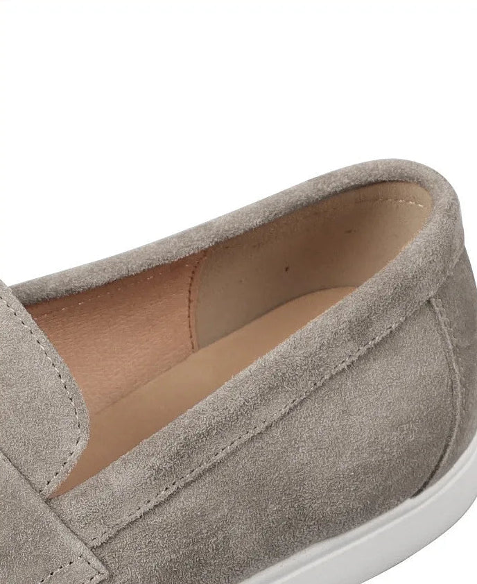 Old money soft suede casual loafer