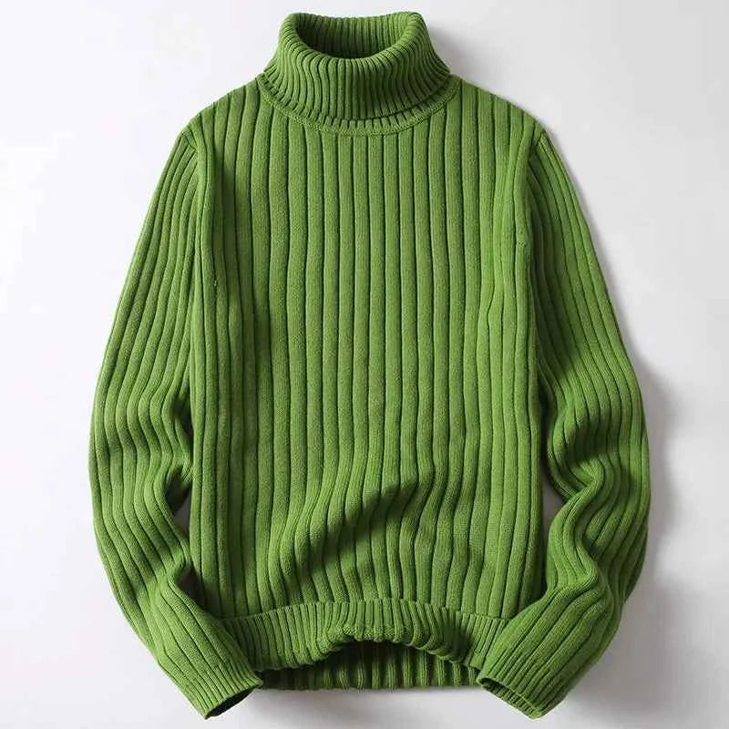 Men's Turtleneck Sweater - Cozy and Stylish Knitwear