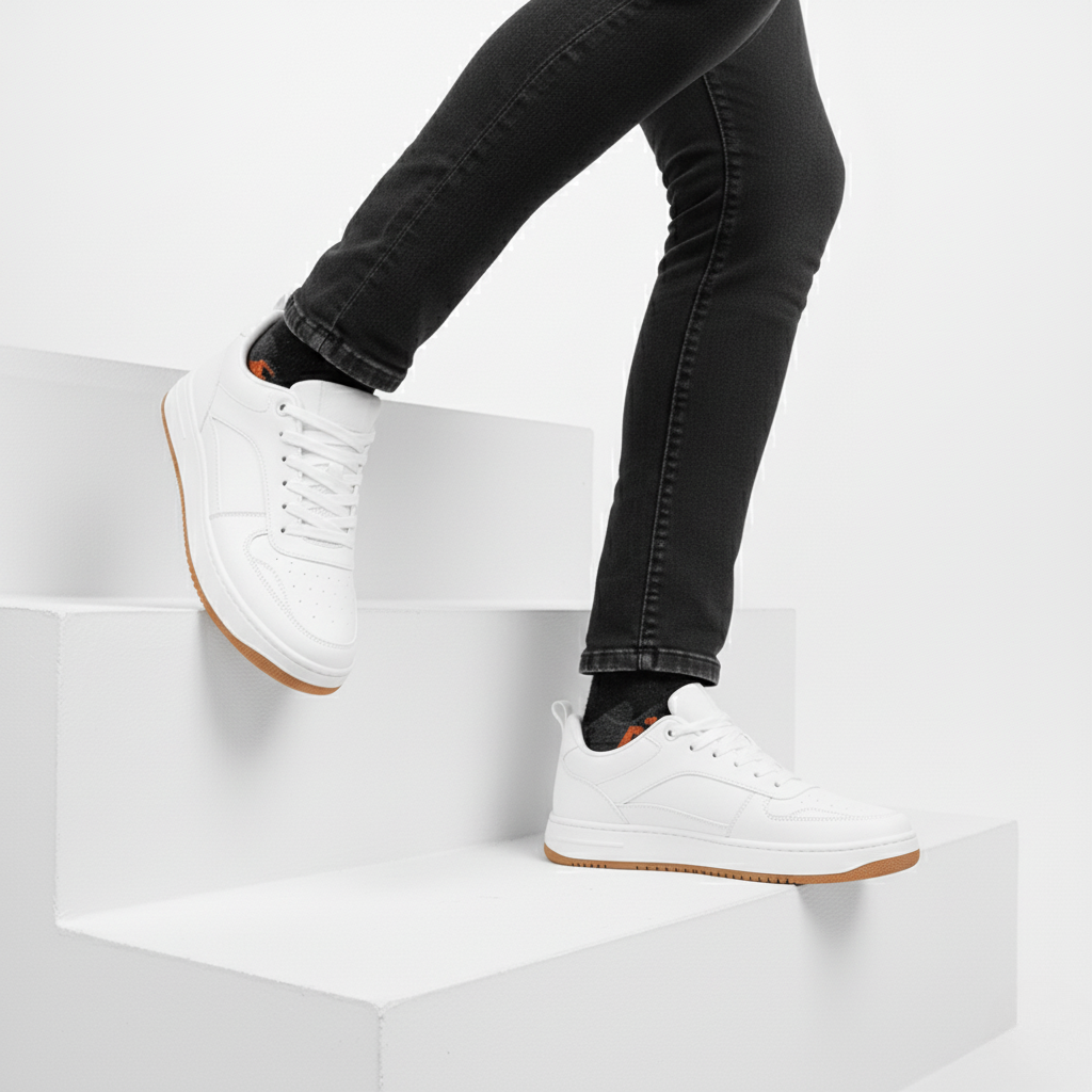 Sneakers con Rialzo Interno e Suola Robusta | Comfort