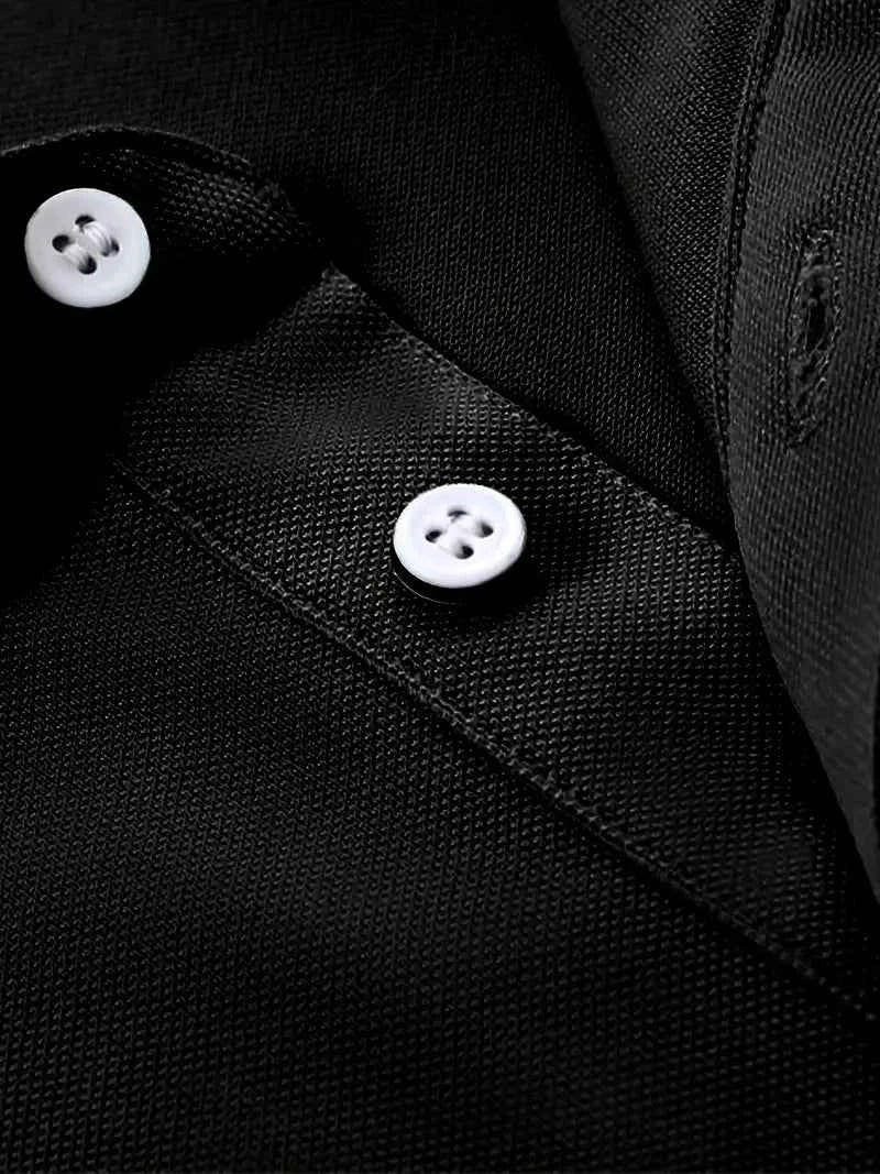 Men's Bear Print Polo - Comfort & Luxury