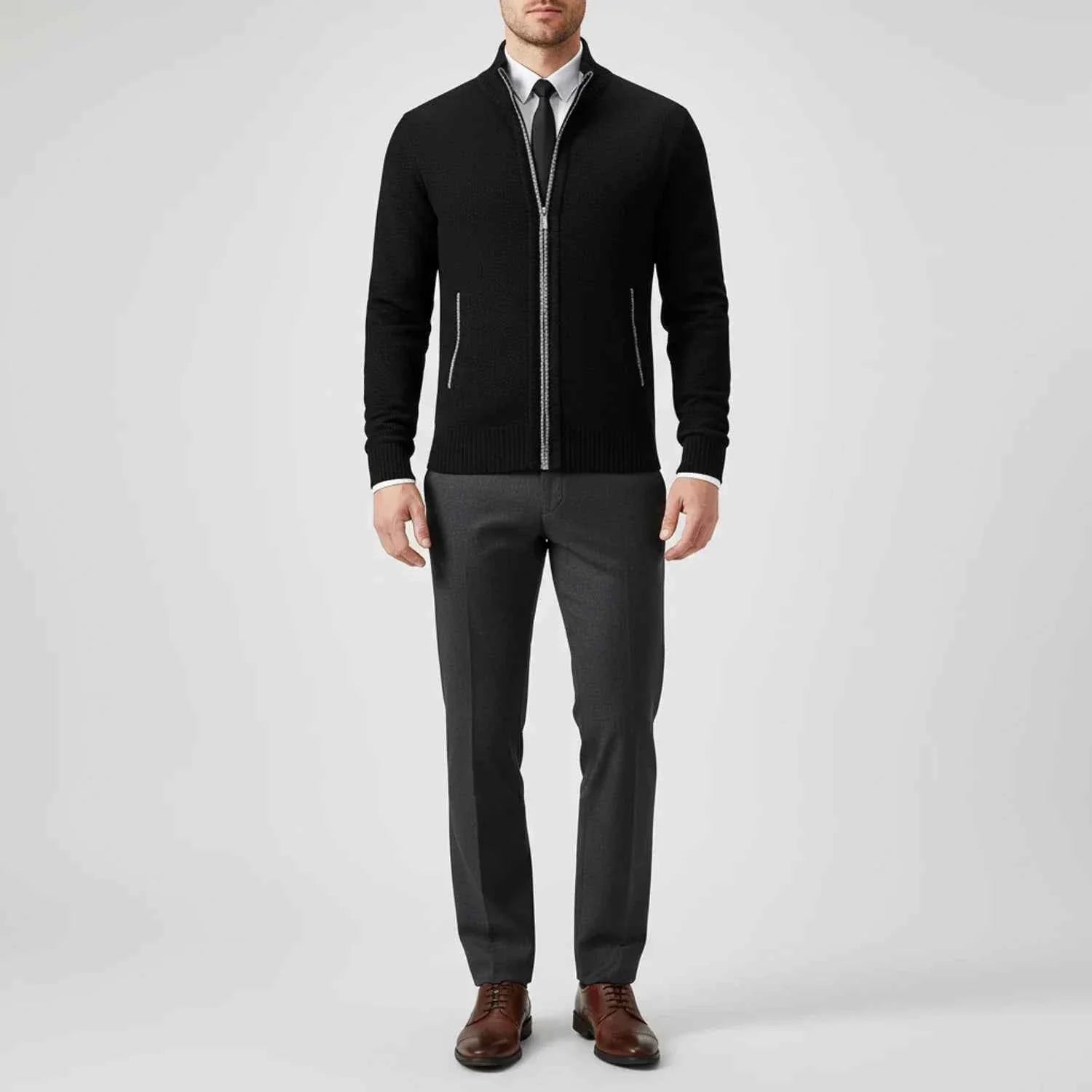 Men's Zip-Up Sweater