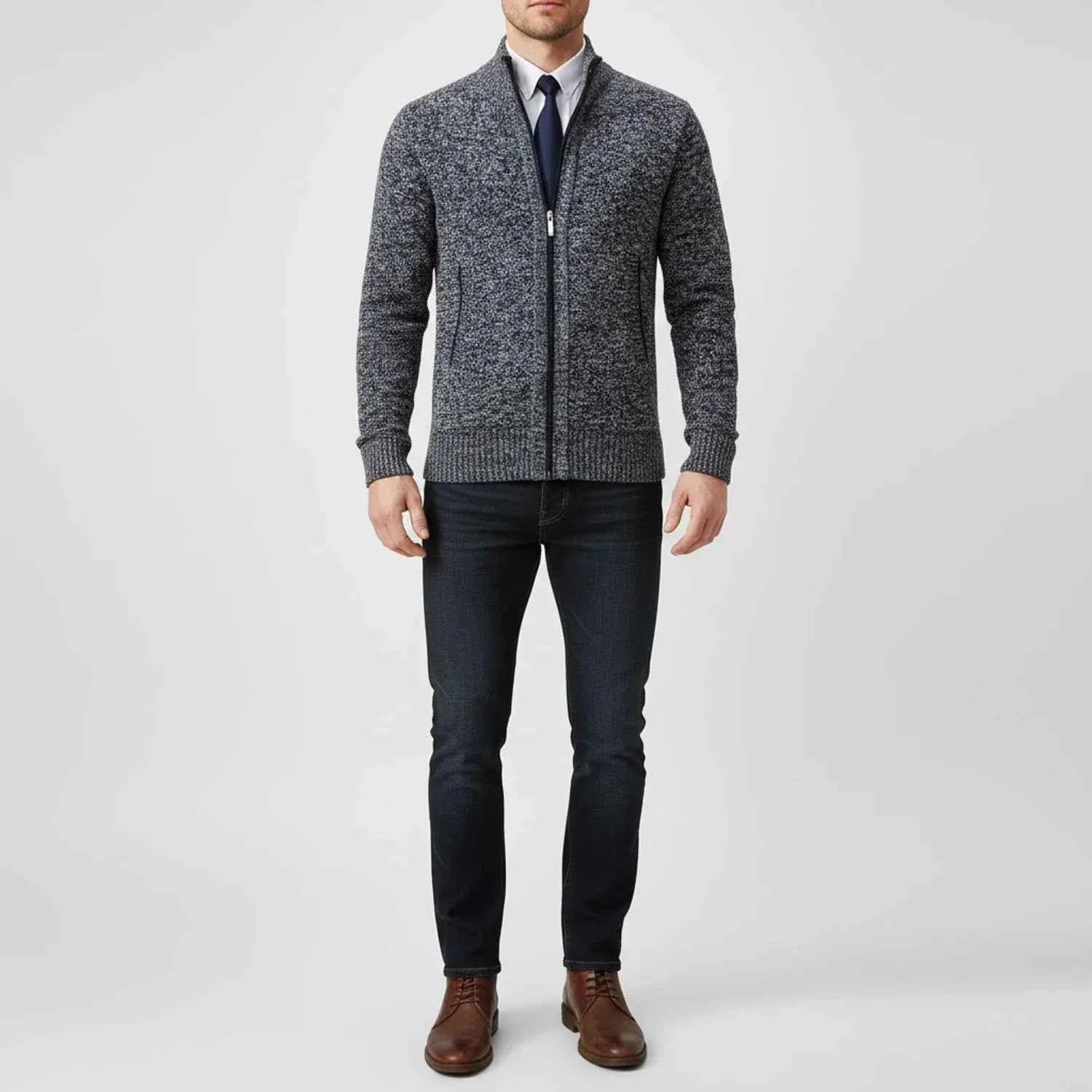 Men's Zip-Up Sweater