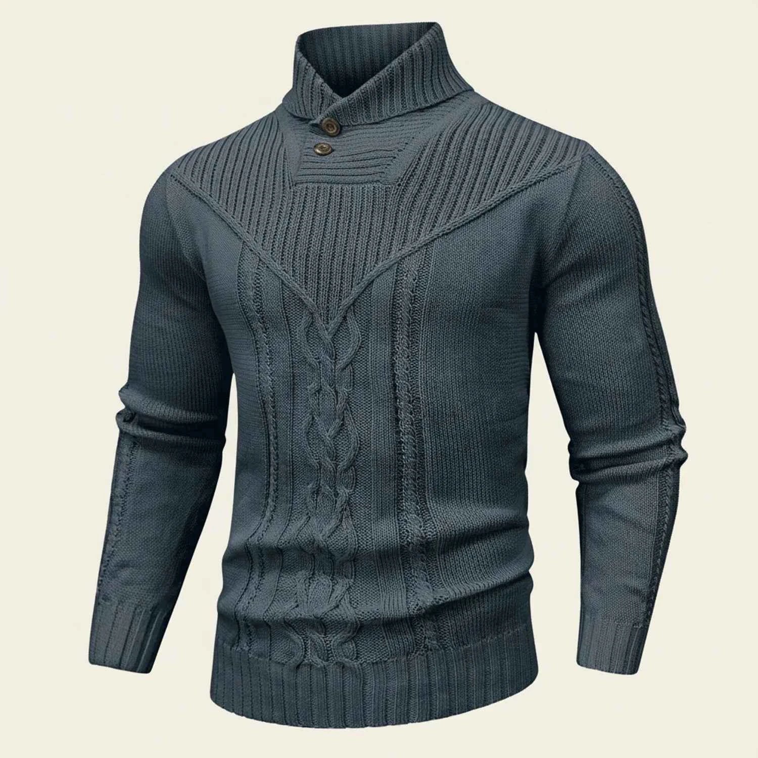 Men's Cable Knit Sweater Pullover