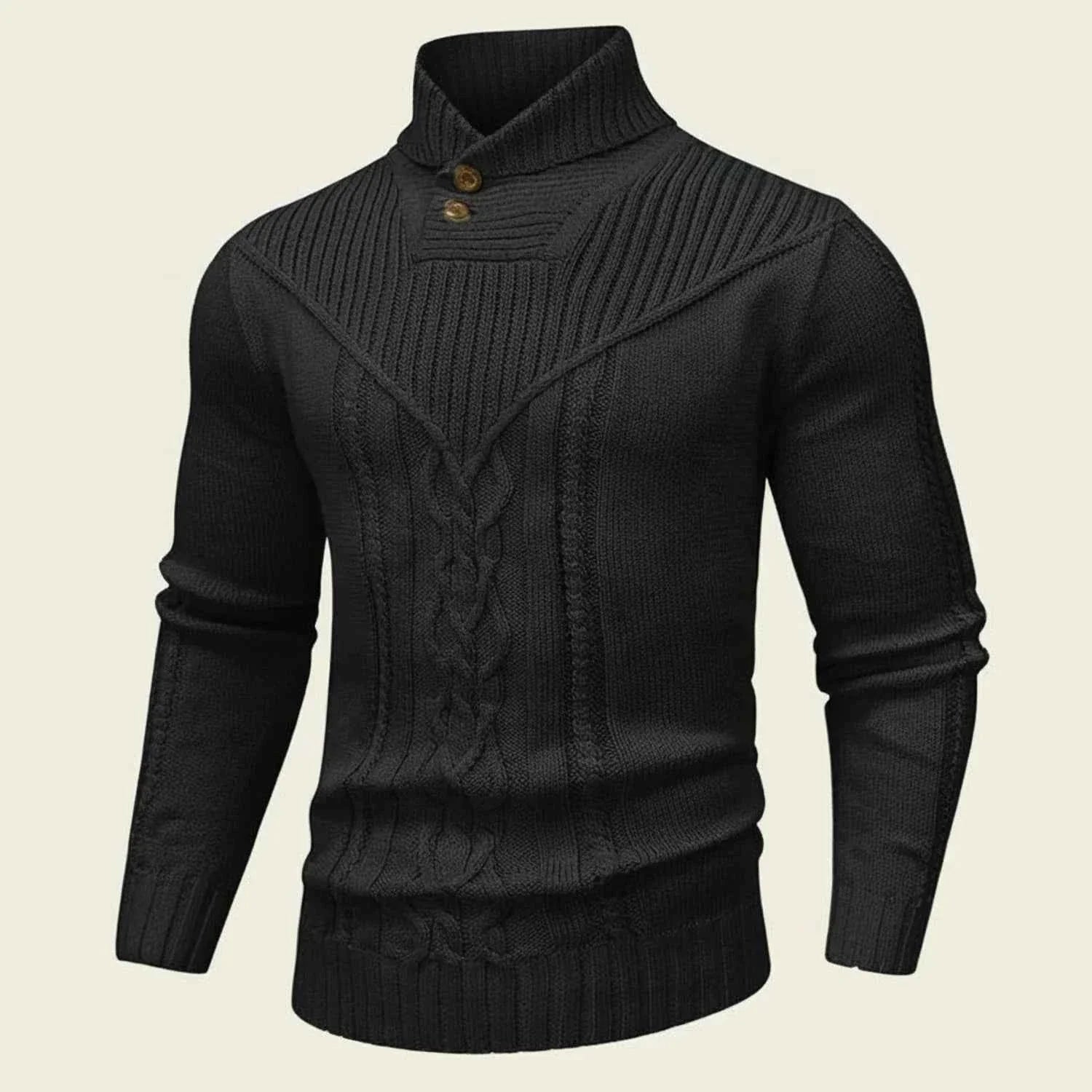 Men's Cable Knit Sweater Pullover