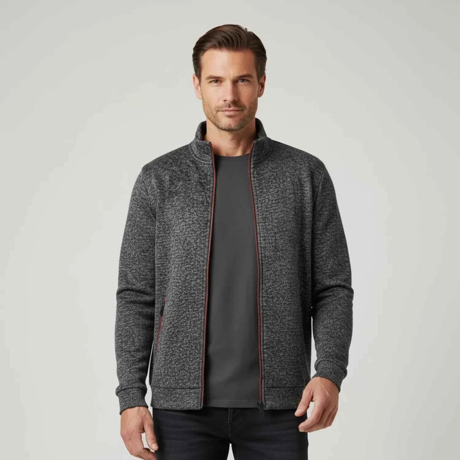 Men's Full Zip Sweater Jacket