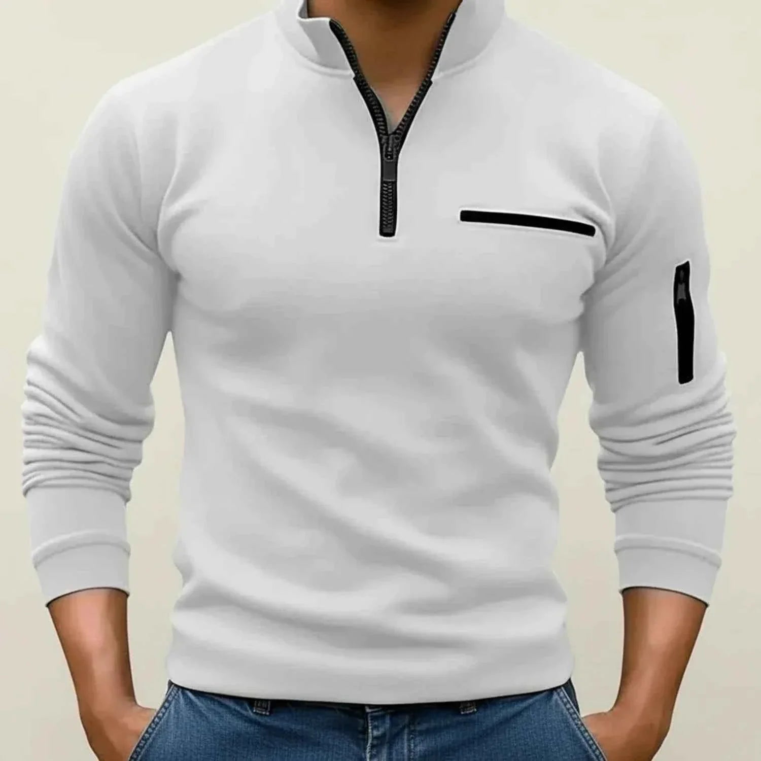 Men's Quarter Zip Sweater