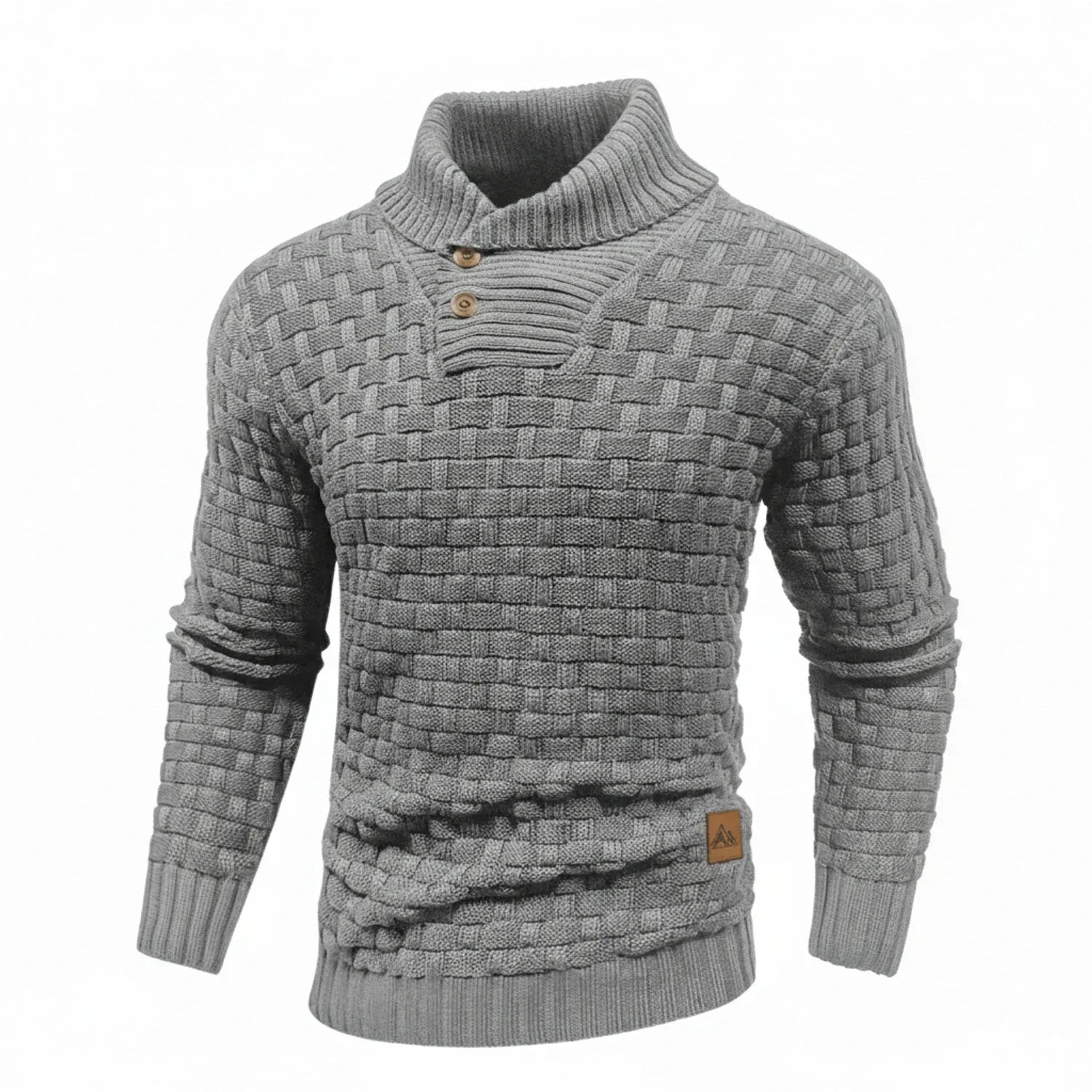 Men's Shawl Collar Winter Sweater
