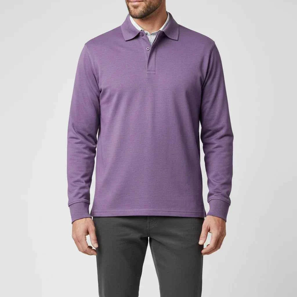 Men's Long-Sleeve Polo Shirt