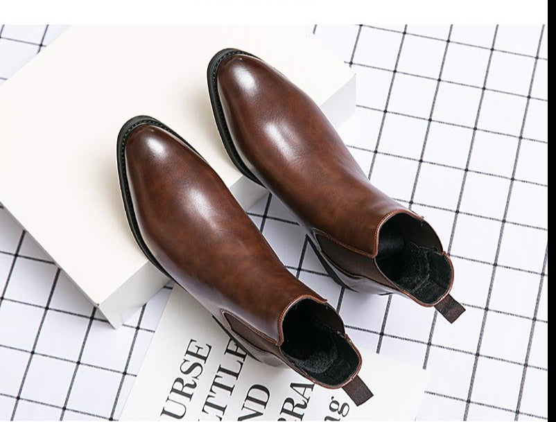 Casual Leather Boots Men