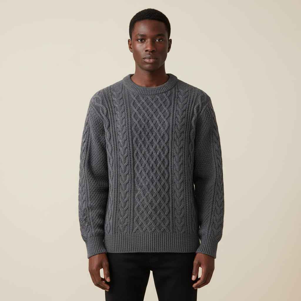 Men's Cable Knit Sweater