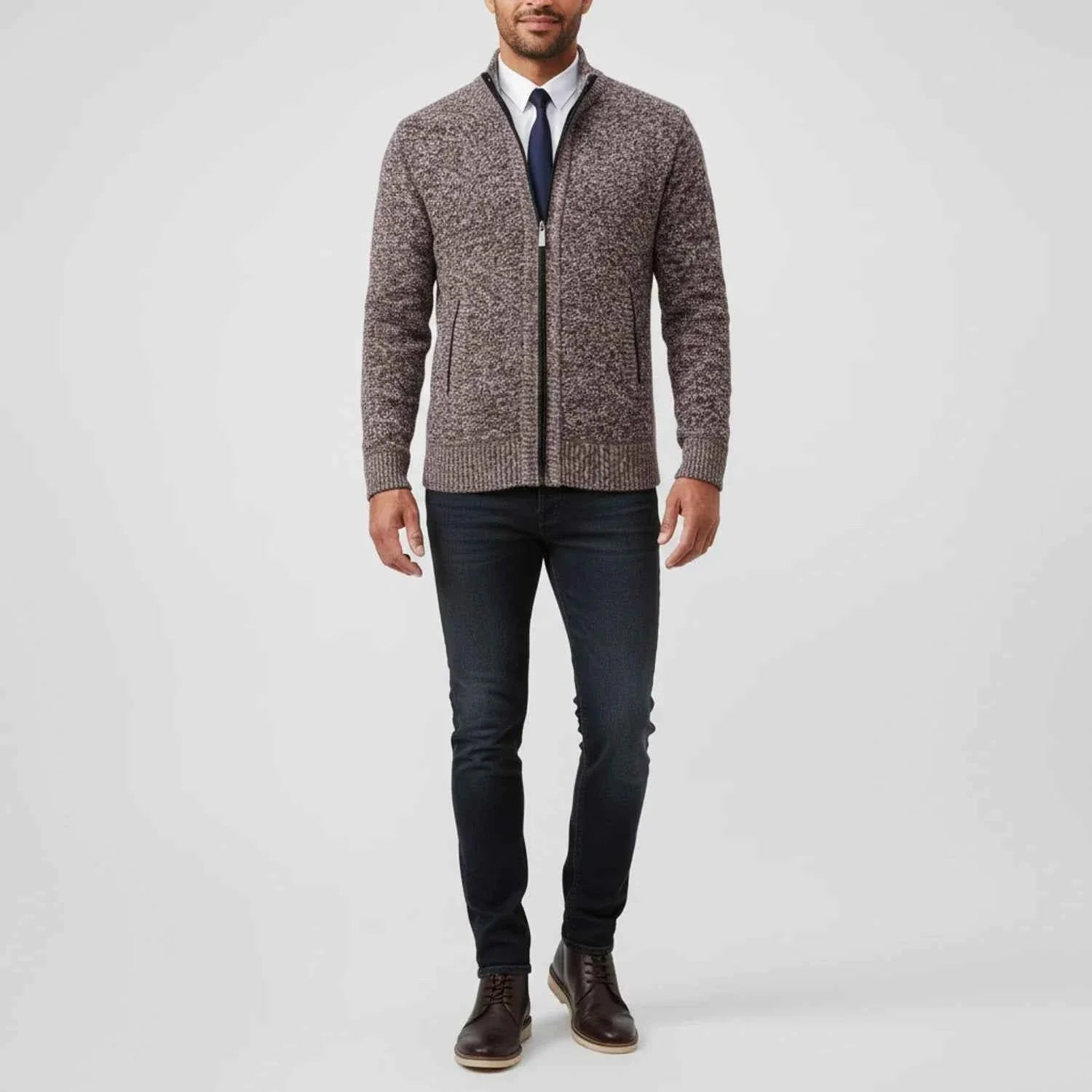 Men's Zip-Up Sweater