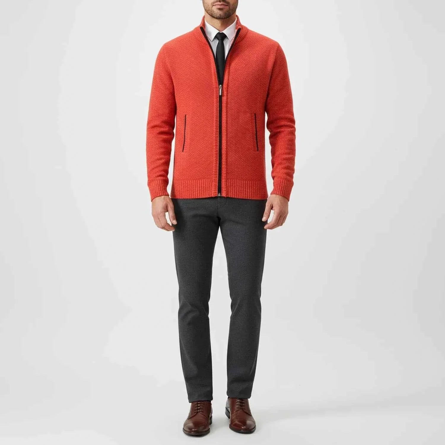 Men's Zip-Up Sweater